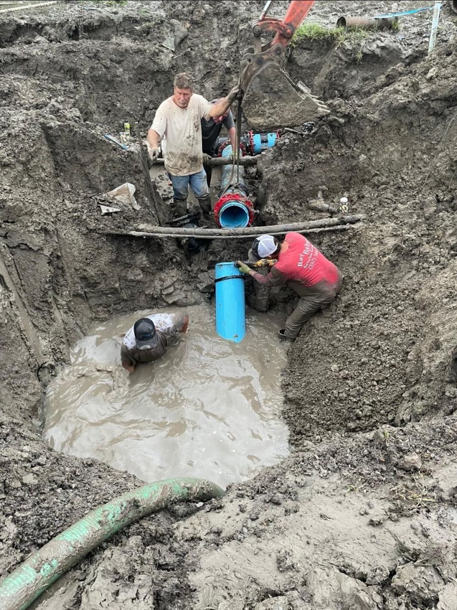WATER LINE BREAK JUNE 2025